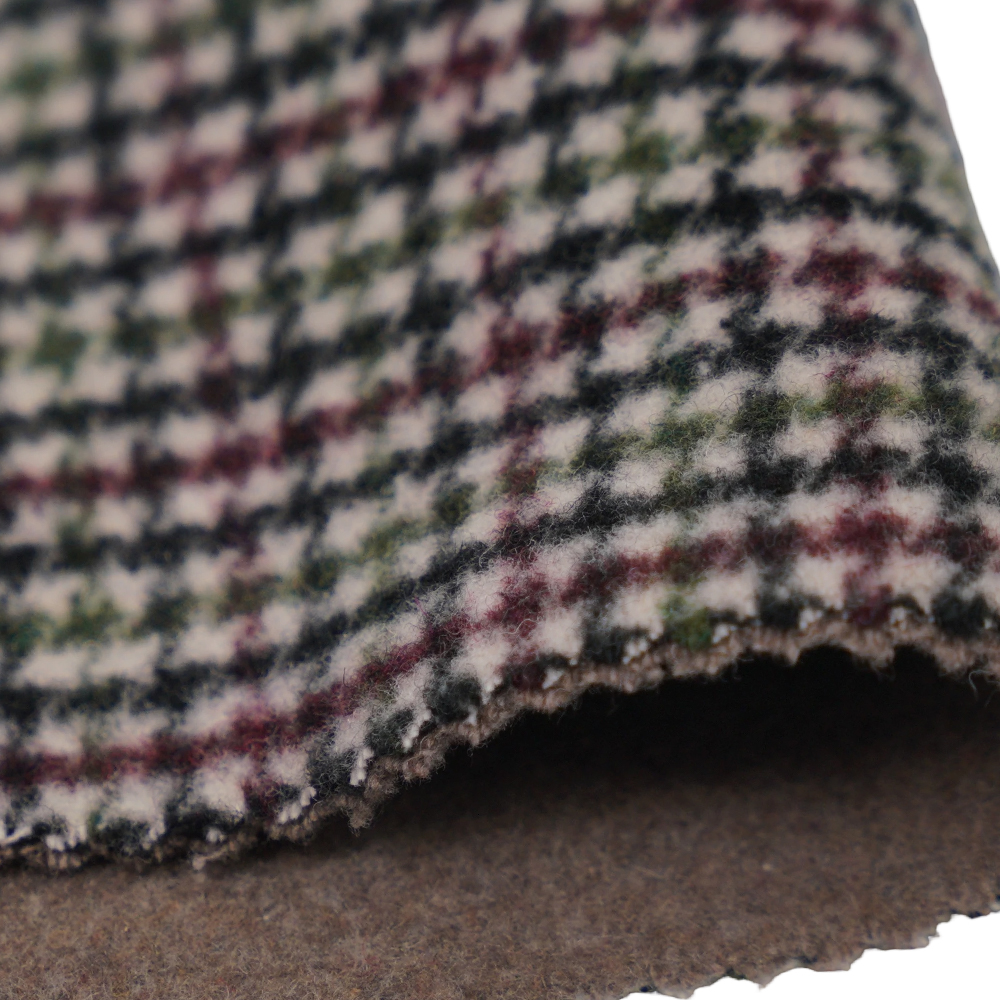 20% lana, 70% poliestere, 10% altra fibra, 800 g/m², controllo colore, tessuto in velluto double face, ML-4400-3